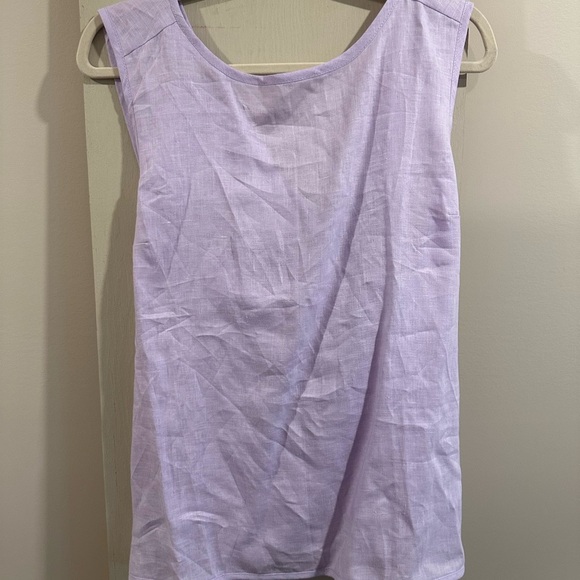 Linen - Lavender Sleeveless Lounge Set - New NWOT - Picture 2 of 4